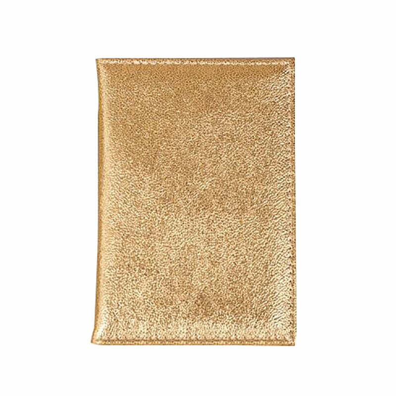 Luxe Solid Paspoort Cover Voor Vrouwen Reizen Paspoort Case Leather Leuke Paspoort Portemonnee Paspoorthouder: Gold