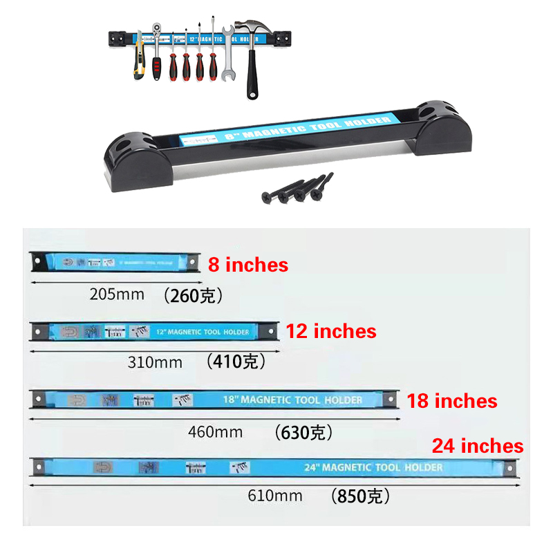 Hochleistungsmagnet-Werkzeugstangen-Streifen halter, magnetischer Werkzeug halter, Schraubenschlüssel-Organizer-Wand-Aufbewahrungswerkzeugstangenstreifen-Rack platzsparend