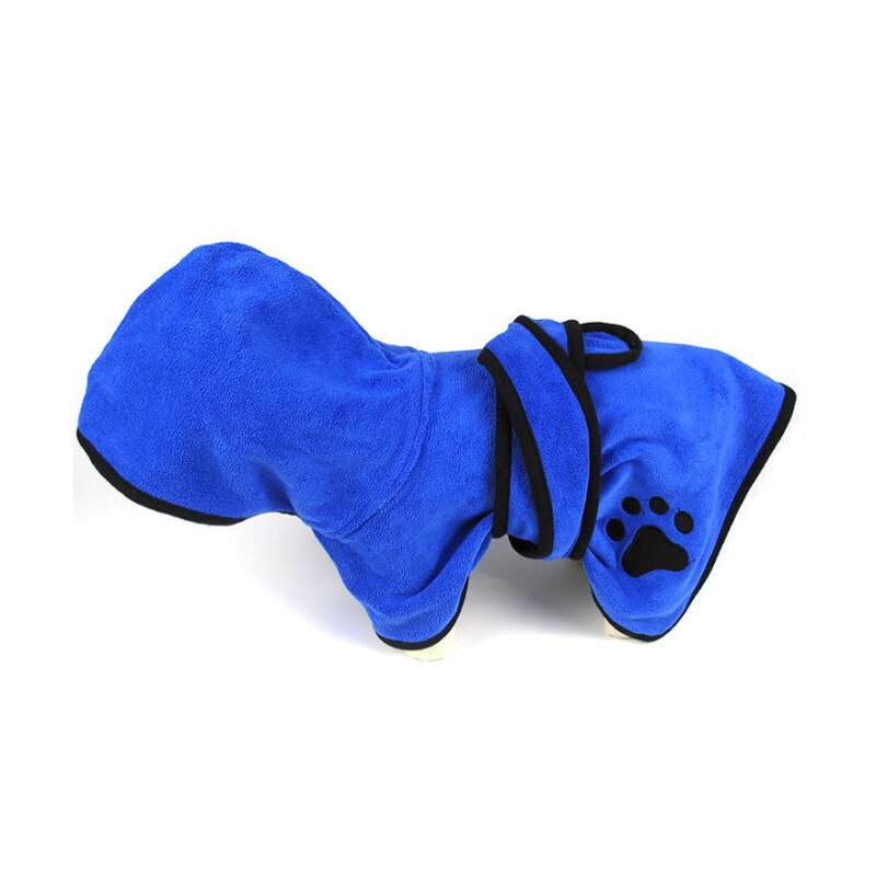 Superabsorberende kjæledyrbadekåpe 400g supertykk mikrofiber superabsorberende er en altomfattende badekåpe for hundekatt