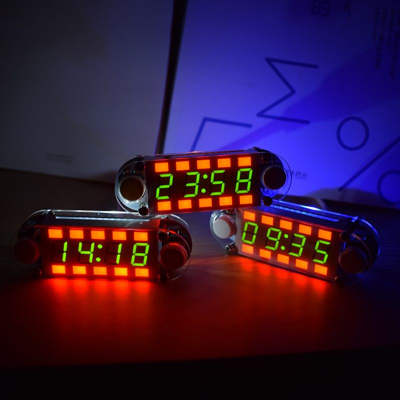 DIY Digital Tube LED Alarm Clock Kit Multifunction... – Grandado