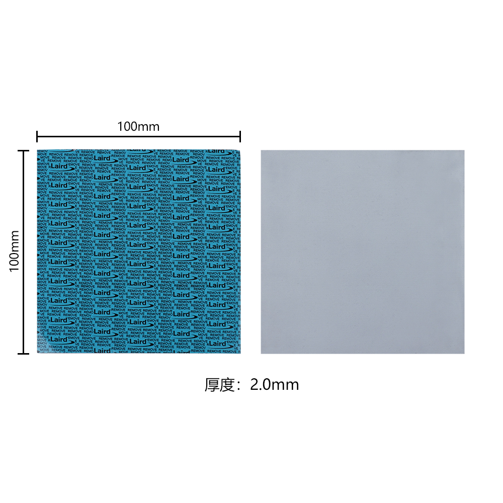 Laird Tflex HD90000 Thermal Pad For Graphics Card m2 Chipset Video Memory Notebook Cooler ,7.5W/mK, Insulation,Soft ,Recommend: 100x100x2.0mm