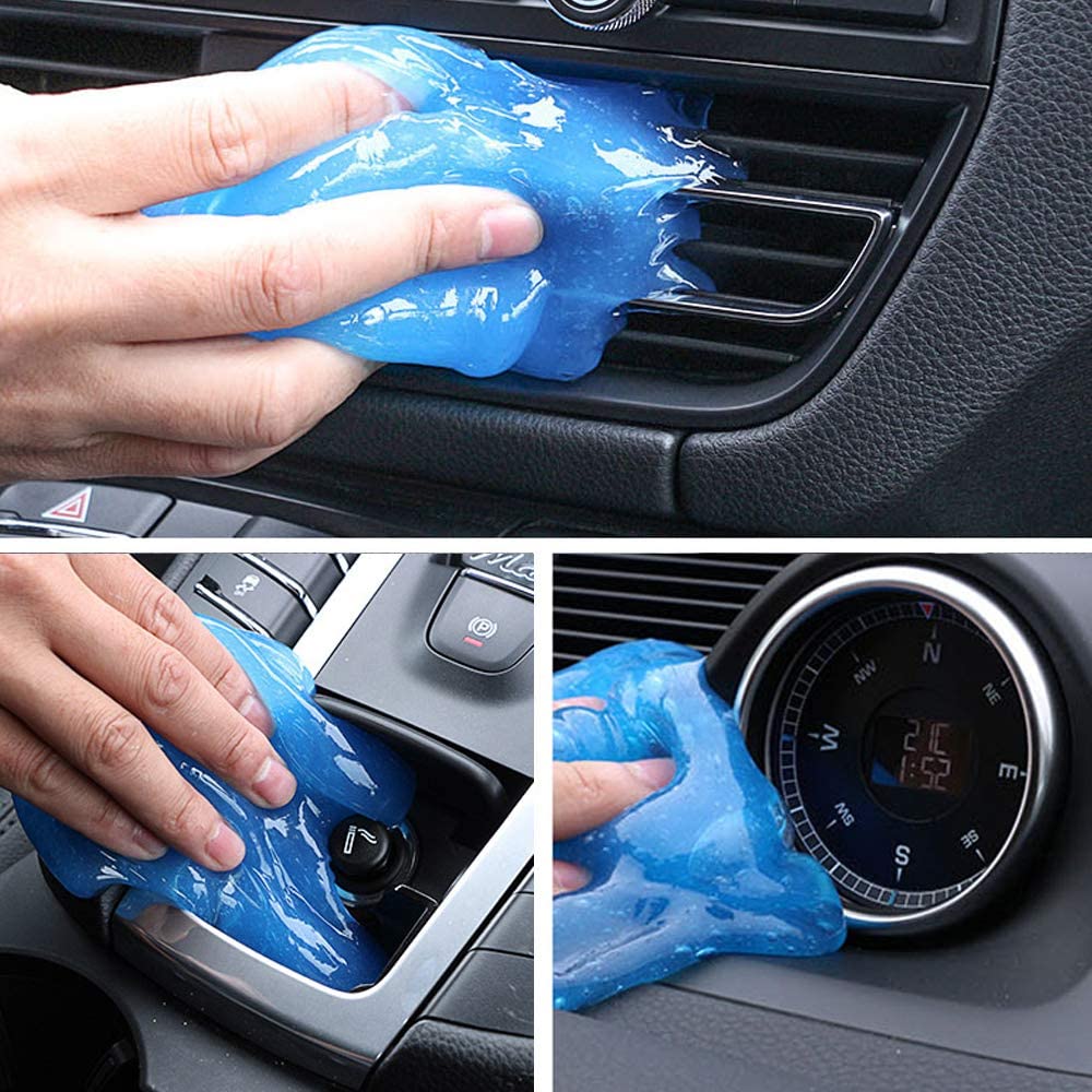 Auto Air Vent Magic Dust Cleaner Laptop Computer Toetsenbord Slijmerige Gel Soft Dust Remover Lijm Home Office Cleaning Tool 200G