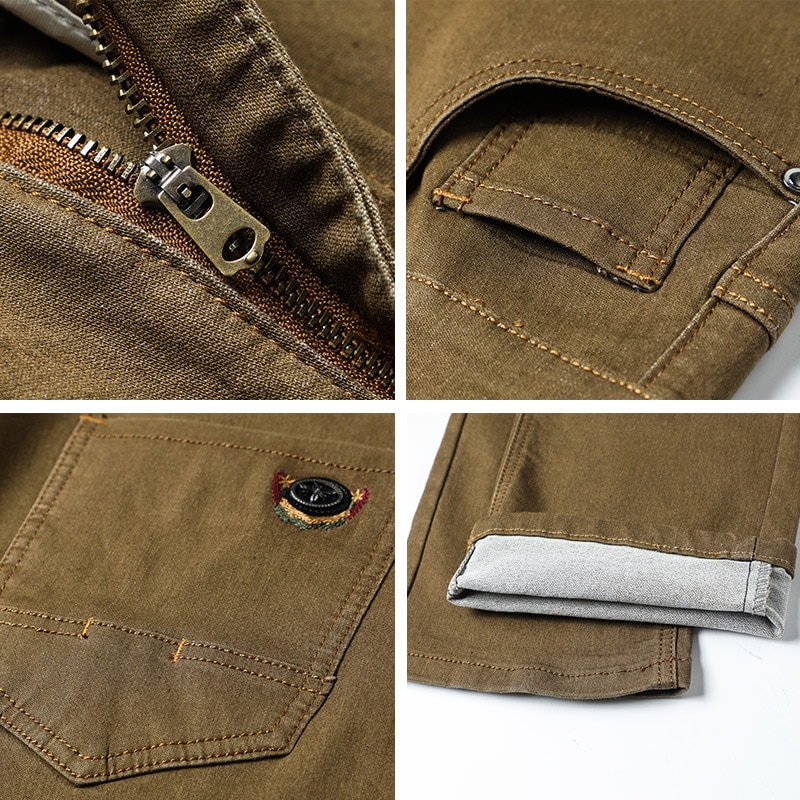 Beschikbaar geavanceerd stretch los recht klassiek recht zakelijk werk stretch casual lange broek streetwear jeans