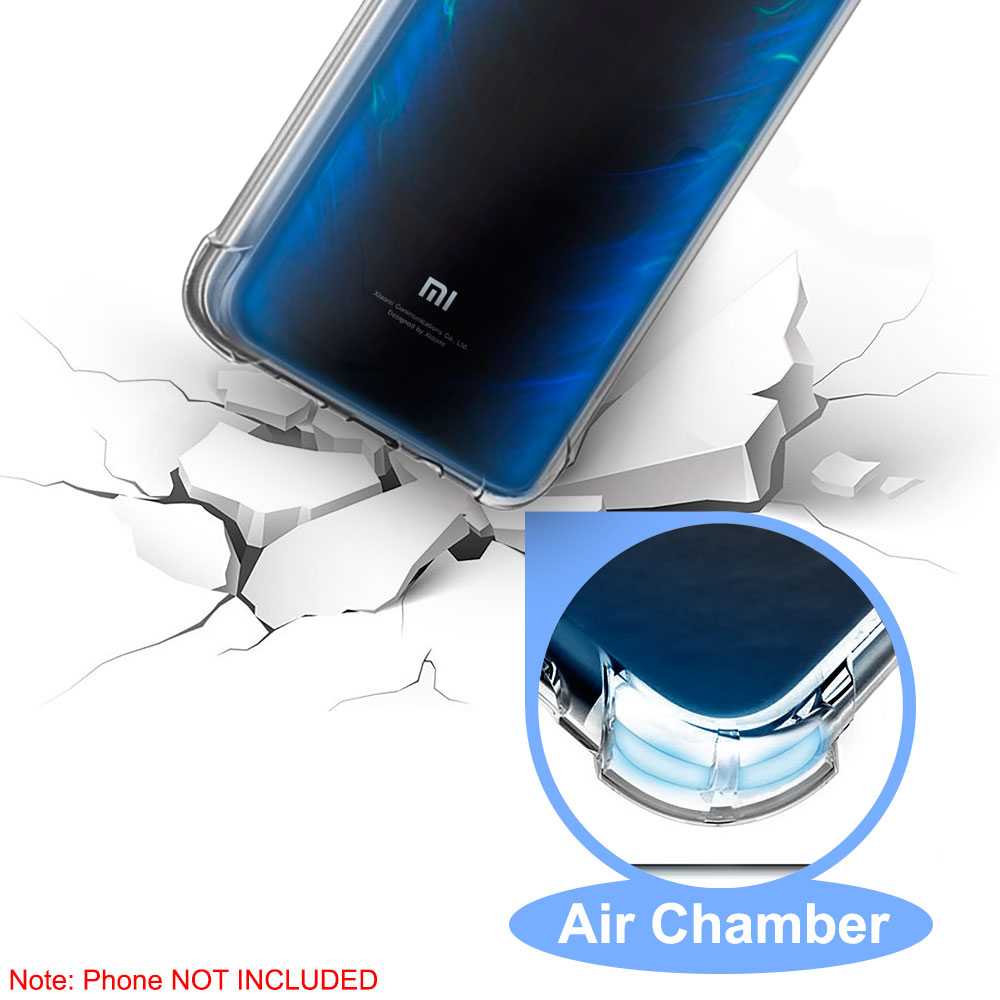 OcioDual Clear TPU Gel Silicone ShockProof Antishock Case Cover voor Xiaomi Mi 9T / 9T PRO K20 / K20 PRO