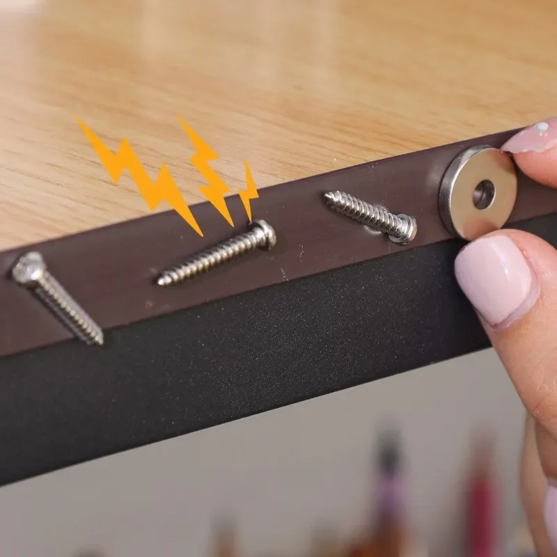 10-1Rolls Strong Magnetic Tape Strip Universal Self Adhesive Flexible Sticky Magnet Tapes For Fridge Whiteboard DIY Crafts Tools