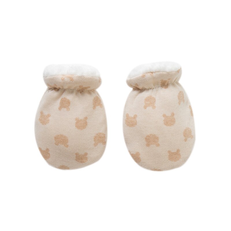 Gants d'hiver Anti-grippage mitaines épaissir polaire gant mignon garçons filles main plus pour -né bébé: bear