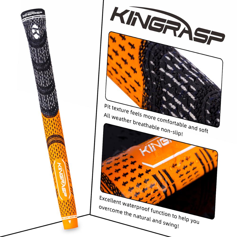 KINGRASP Golf Rubber Grip Ironwood Handle 9 colors for your choice of standard specifications for men/women