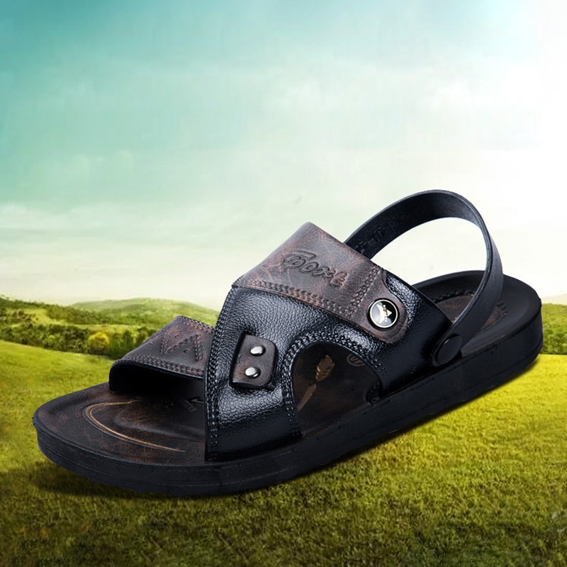 Zomer Sandalen Mannen Outdoor Casual Mannen Schoenen Antislip Ademend Strand Sandalen Twee Manieren Dragen Schoenen Sandalias hombre