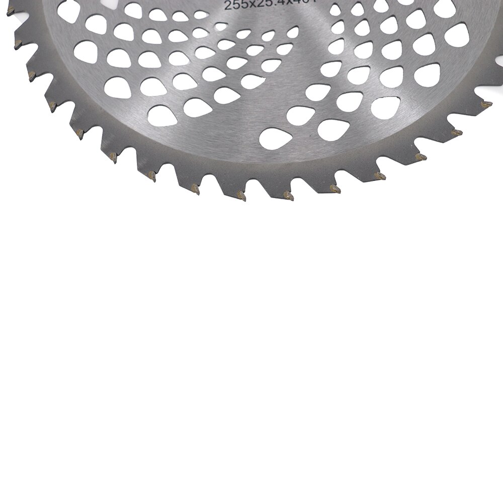 260mm 40 Teeth Circular Carbide Tipped Saw Blade Metal wood Cutting Disc Brush Cutter Trimmer shrubs Power Tool Tool Parts
