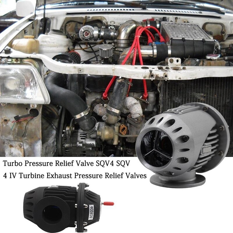 Bilmodifikation fjerde generation turbo trykaflastningsventil sqv 4 iv turbineudlednings trykaflastningsventil - sølv