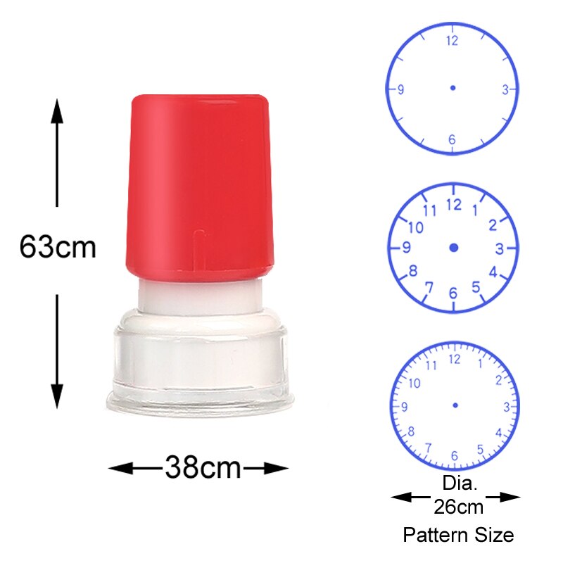 Klok Stempel Leren Tijd Vroeg Onderwijs Leermiddelen Voor Kinderen Leren Op Horloge Meerdere Stijl Seal Voor Basisschool