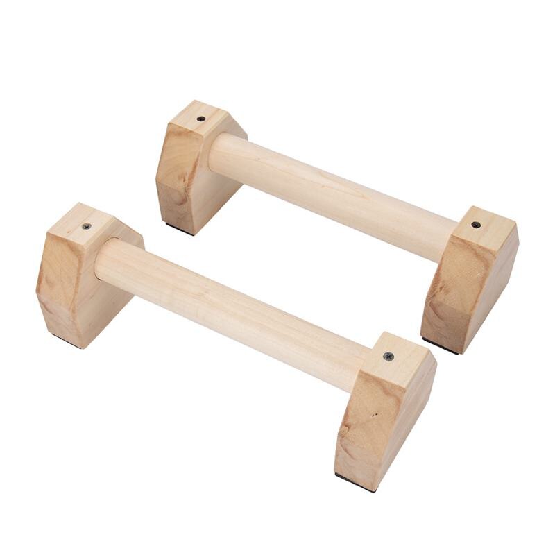 Support de Fitness en bois, 1 paire, barre de traction, barre de poitrine, pour la musculation