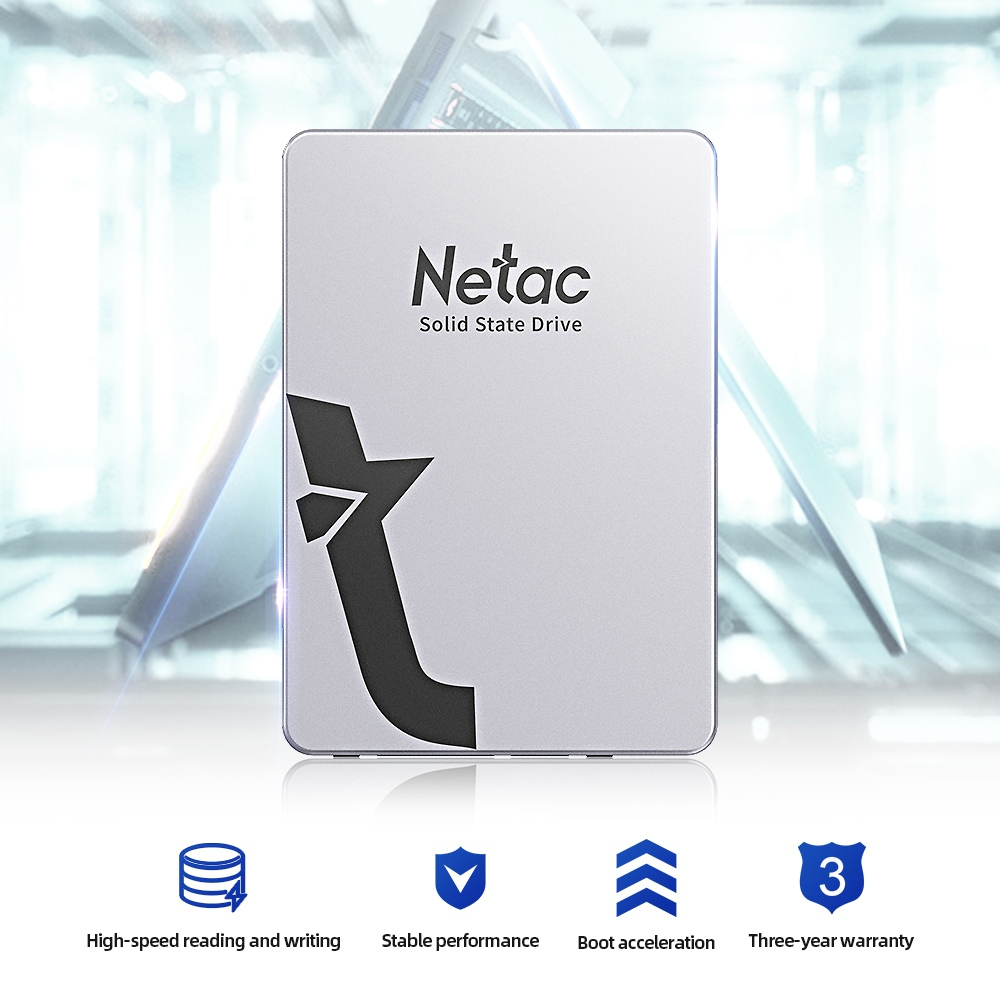 Netac SSD 1 TB 2 TB SATA 2,5 HDD SSD 128 GB 256 GB 512 GB SSD Dirve Disk fest Zustand für Schreibtisch
