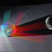Krzyż dichroiczny X sześcienny pryzmat szkło optyczne kwadratowy pryzmat RGB syntezator separator dekoracje robić domu na imprezę