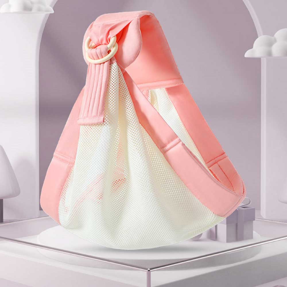 Cabestrillo para bebé recién nacido, portabebés de doble uso, tela de malla, mochila de lactancia, portabebés: PJ4138D