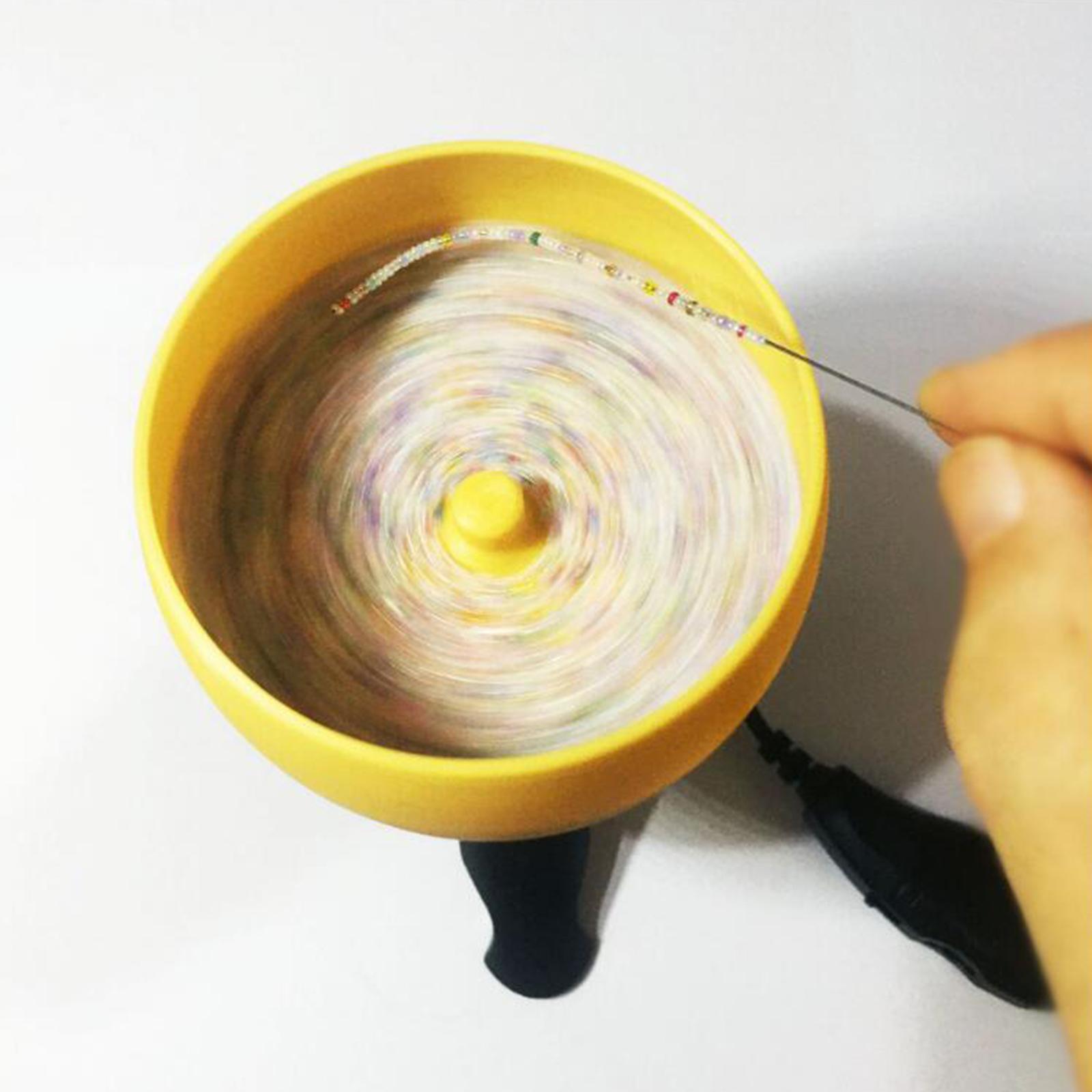 Elektrische Kraal Spinner Usb Draaien Vooruit Of Achteruit, spin Kralen Kom Loader Voor Ambachten Seed Bead Diy Sieraden Maken Kettingen