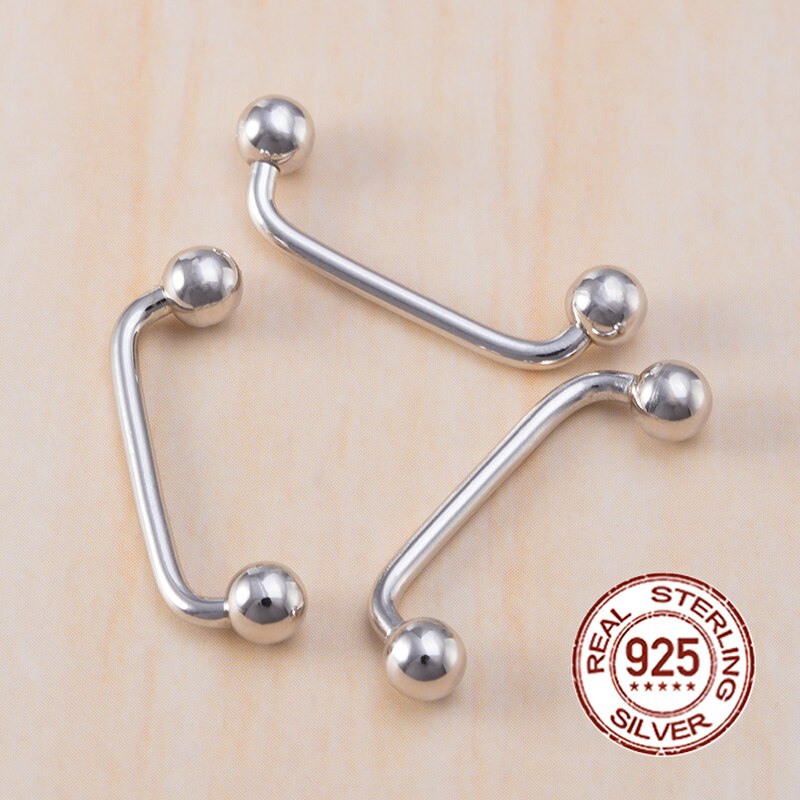 1Pc 100% 925 Sterling Zilver Micro Dermal Piercing Dermal Anchor Piercings Christina Skin Diver Oppervlak Piercing Fijne Sieraden