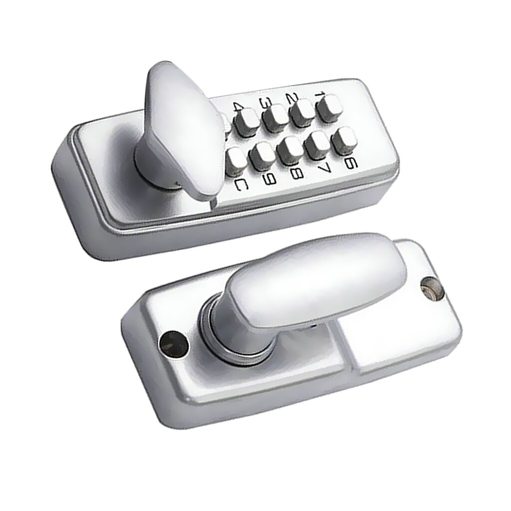 Digital Keypad Entry Code Combination Keyless Setting Lock for Door - Located On Door Knob Stylish Compact High Security