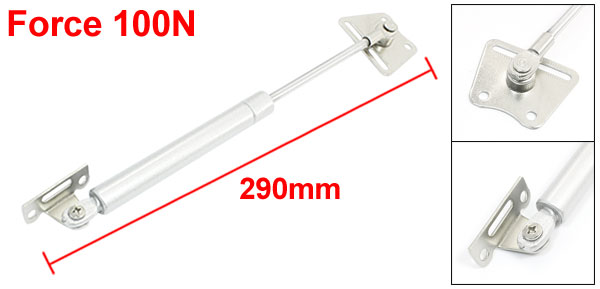 UXCELL Metalen 100N Force Achter Gate Kogelgewricht Gas Strut Shock Spring 290 Mm