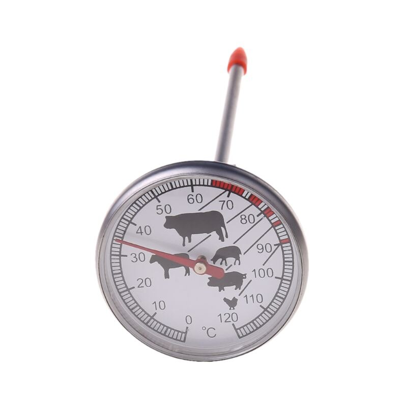 Rvs Instant Lezen Probe Thermometer Bbq Voedsel Koken Vlees Gauge