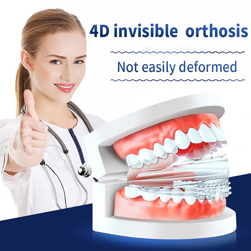 Multi Funzionale Invisibile apparecchio Dentale Allineamento allenatore Denti Fermo invisibile Correzione anti Molare Bocca Guardia