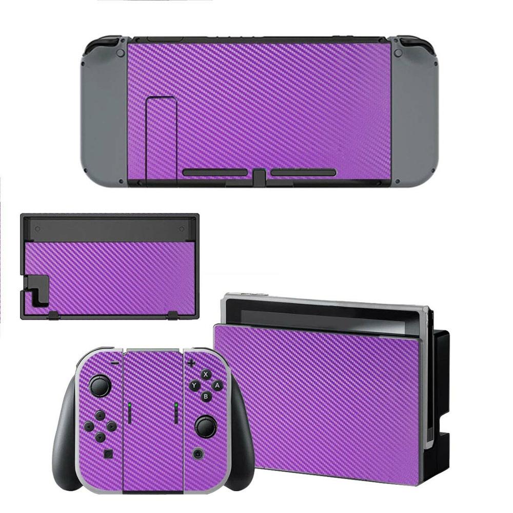 Calcomanías de piel de vinilo para interruptor Nintend, conjunto completo de pegatinas de envoltura protectora placa frontal para consola Nintendo Switch Con y muelle: YSNS0006