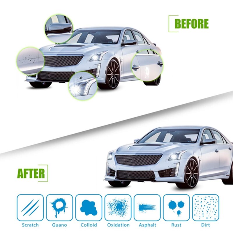 Car Scratch Remover, Auto Paint Scratch Remover, Nano-Tech Car Scratch Repair Fix Car Scuffs Polishing Towel For Multicolor Car