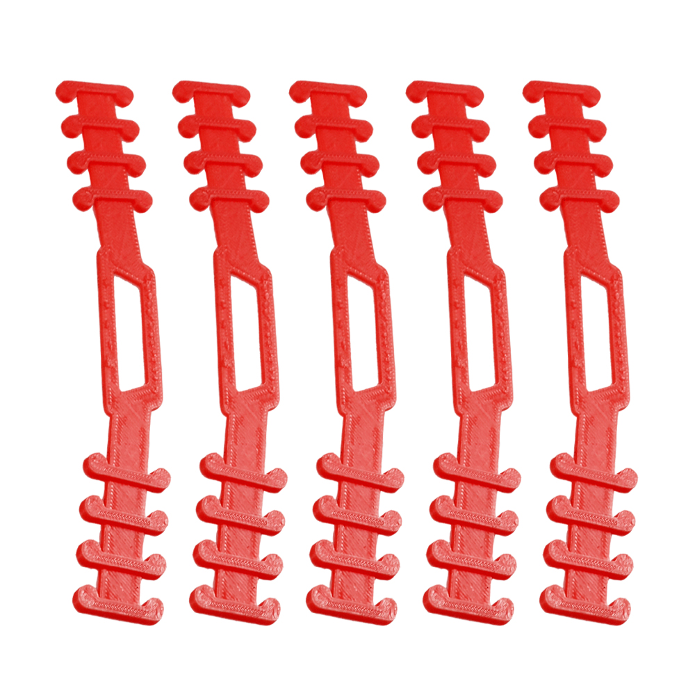 5 Pcs 3D Gedrukt Masker Strap Extender Size Aanpassing Gesp 5 Pcs Vierde Versnelling Verstelbare Anti-Slip Masker Oor grips Extension Haak