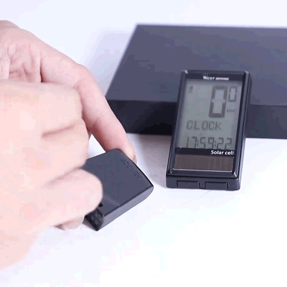 Wireless Solar Energy Cell Bicycle Computer MTB Road Bike Waterproof Backlight Speedometer Odometer Stopwatch Cycling Equipment