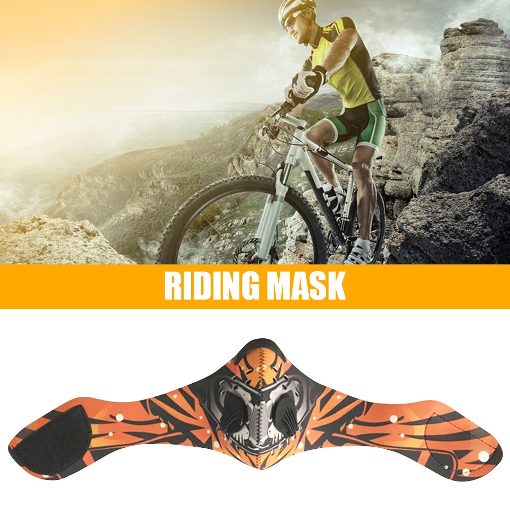 Outdoor Sport Stofmasker Winddicht Thermische Half Gezicht Masker Ademend Fietsen Gezicht Die Met Carbon Filter Kleppen