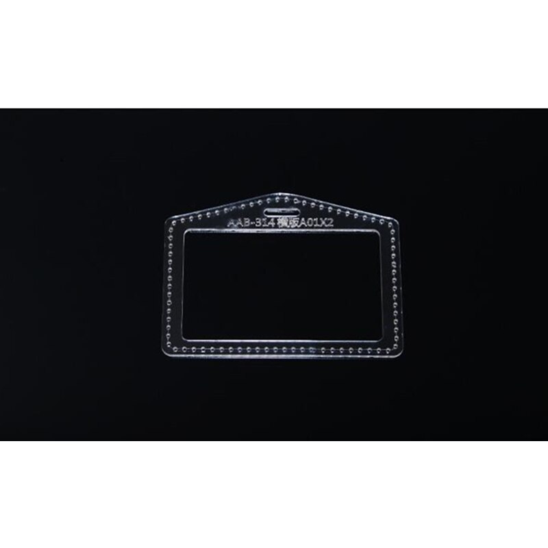 Card Cover Acrylic Pattern Handmade Template for Business Card DIY Sewing Pattern 10.5*8.5cm