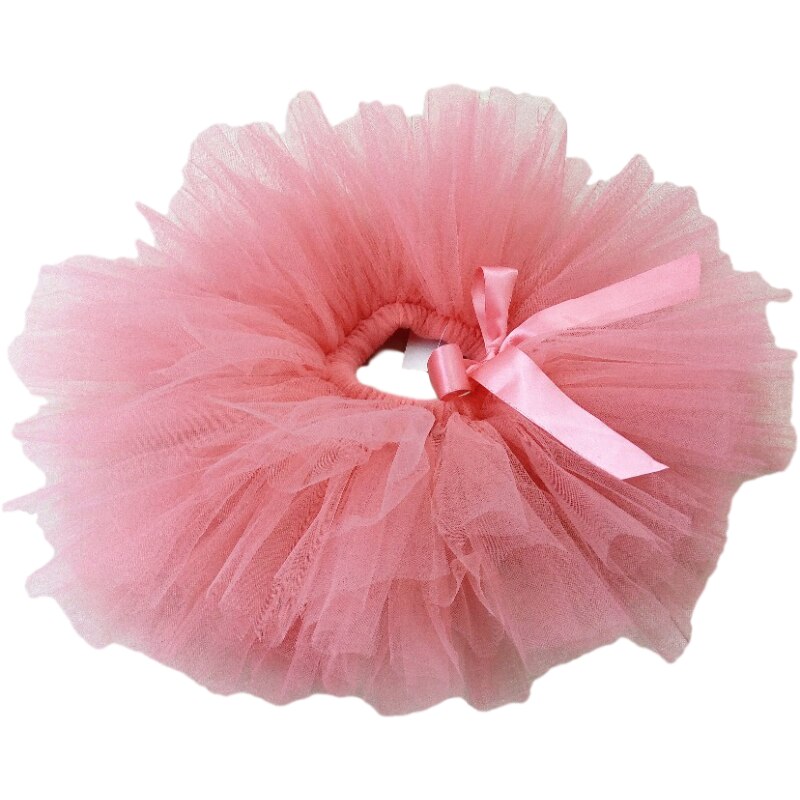 Tutu jupe corail rouge bébé moelleux Tutu anniversaire Costume tenue de fête enfant en bas âge filles danse Ballet jupe enfants vêtements