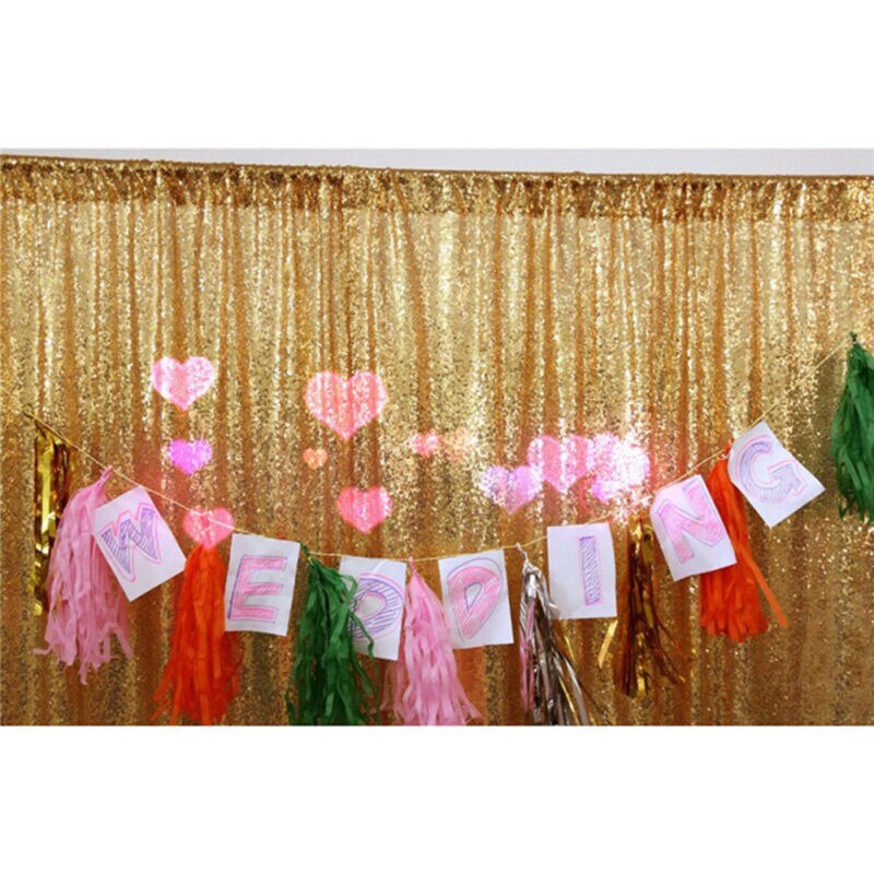 Grænse 100 glitrende paillet gardin jul bryllup baggrund fest fotografering baggrund