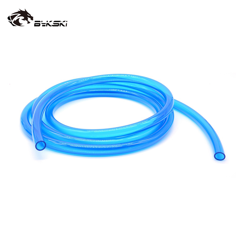 Bykski 10Mm Binnendiameter + 16Mm Buitendiameter Flessibile Buis/Pu Siliconen Tube/Transparant Water Slang leidingen 1 Meter/pcs: blue