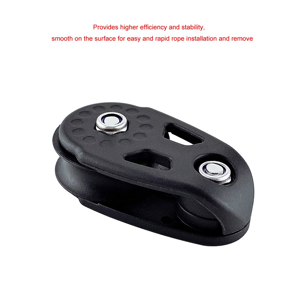 Nylon Pulley Kayak Boat Rope Block Marine Sheave Lifting Anchor Wheel Accessories Sailing Dinghy Outdoor Water Sport Hardware