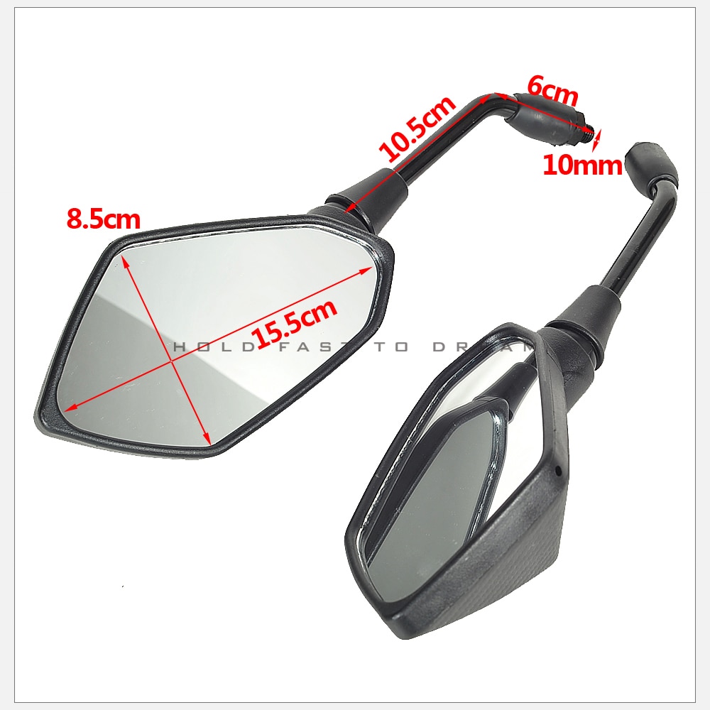 Espejo retrovisor de motocicleta M10 espejo retrovisor de motocicleta espejo de montaje de 10mm