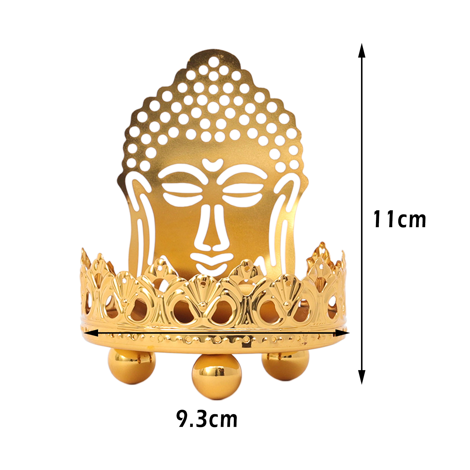 Ghee Lampenfassung, Öllampenschale, dimmbar, buddhistische Legierung, Butterlampenfassung für Wohnzimmer, Zuhause, Desktop, Dekoration, Ornament: green