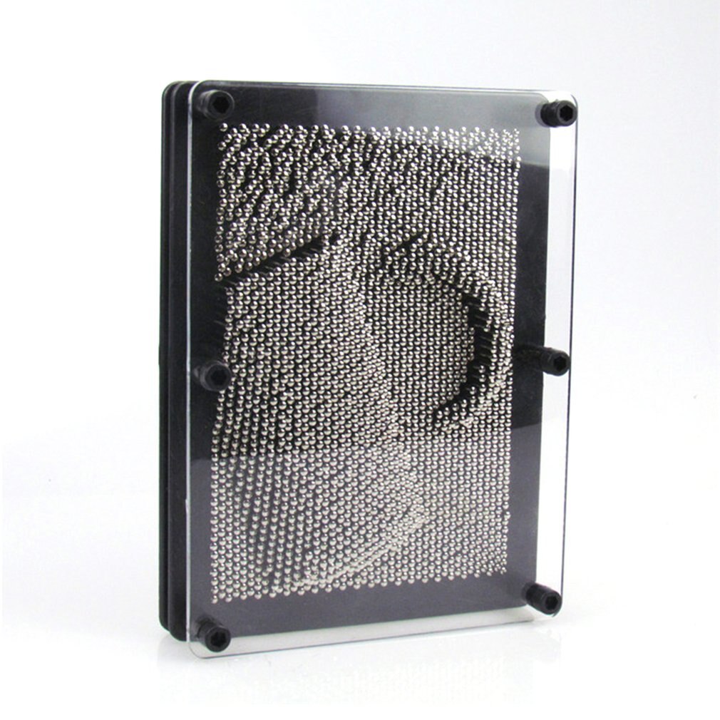 Ocday 3D Clone Metalen Pin Art Hand Vorm Model Board Sculpturen Kinderen Speelgoed Pinscreen Naald Schilderij Art Carving Pinart