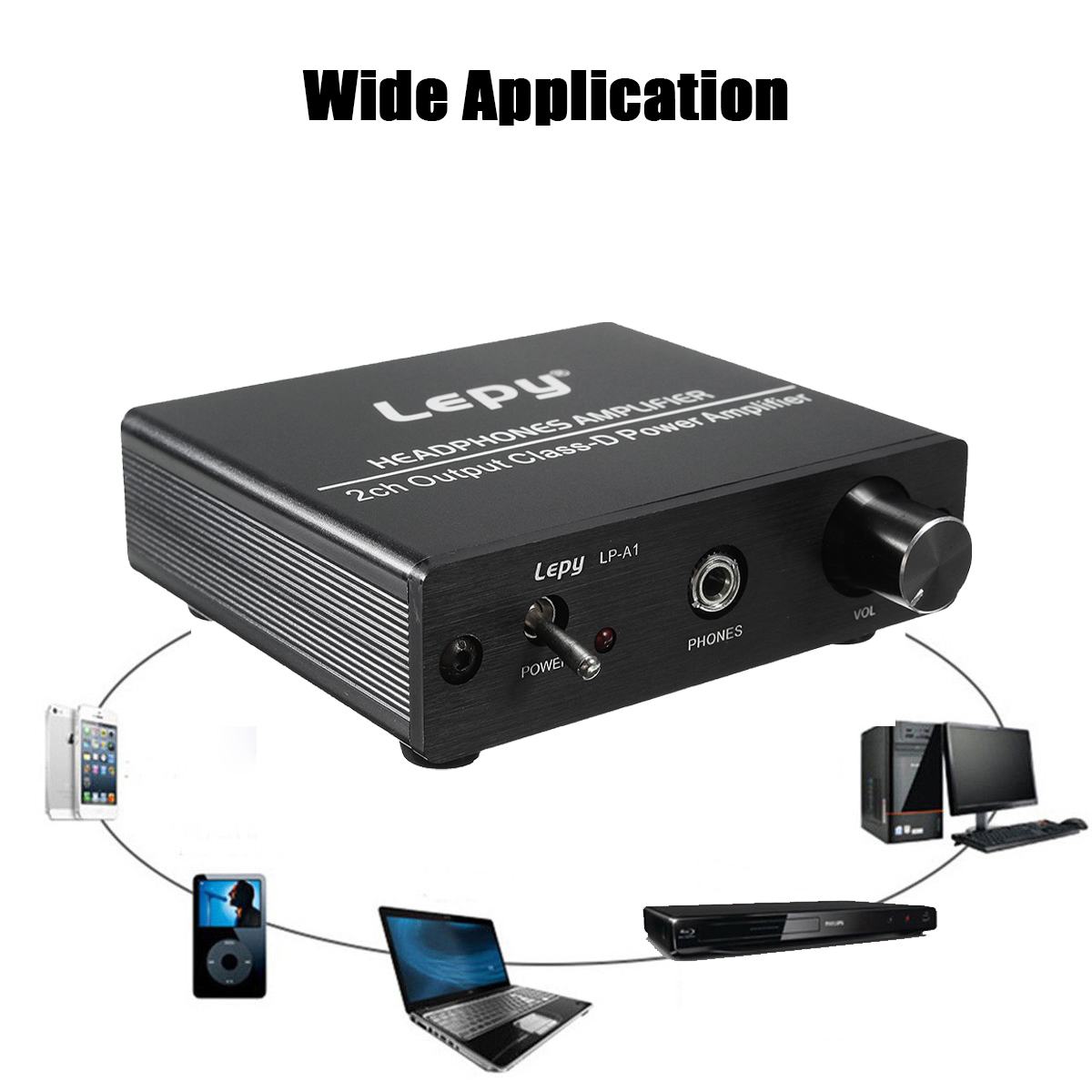 LEPY LP-A1 2 Kanal Kopfhörer Verstärker Ausgang Class D Energie Ampere Decodiert Audio- Hallo-fi Stereo Audio- Telefon Android Musik Spieler