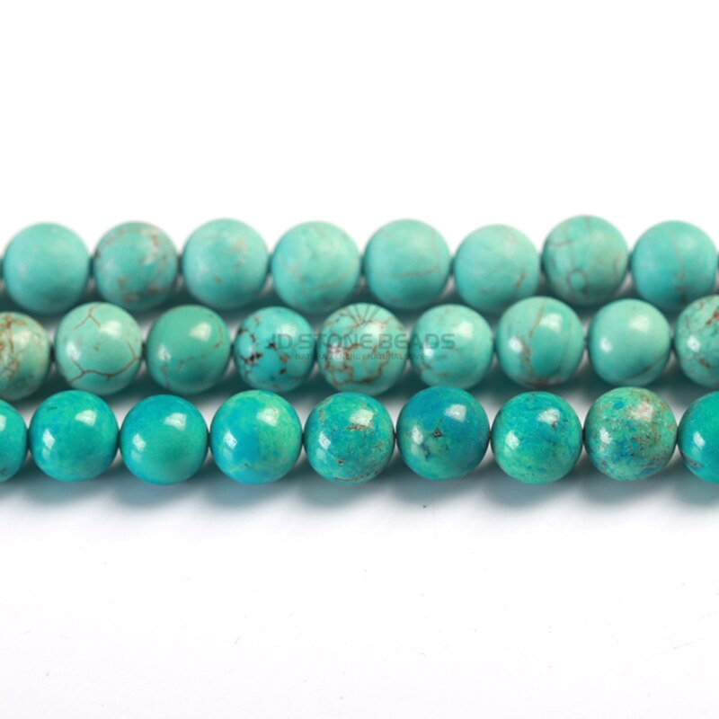 Blue Turquoise Matte Green Turquoise Semi-Finished Handmade Bracelet Stone loose beads Accessory For Jewelry Making