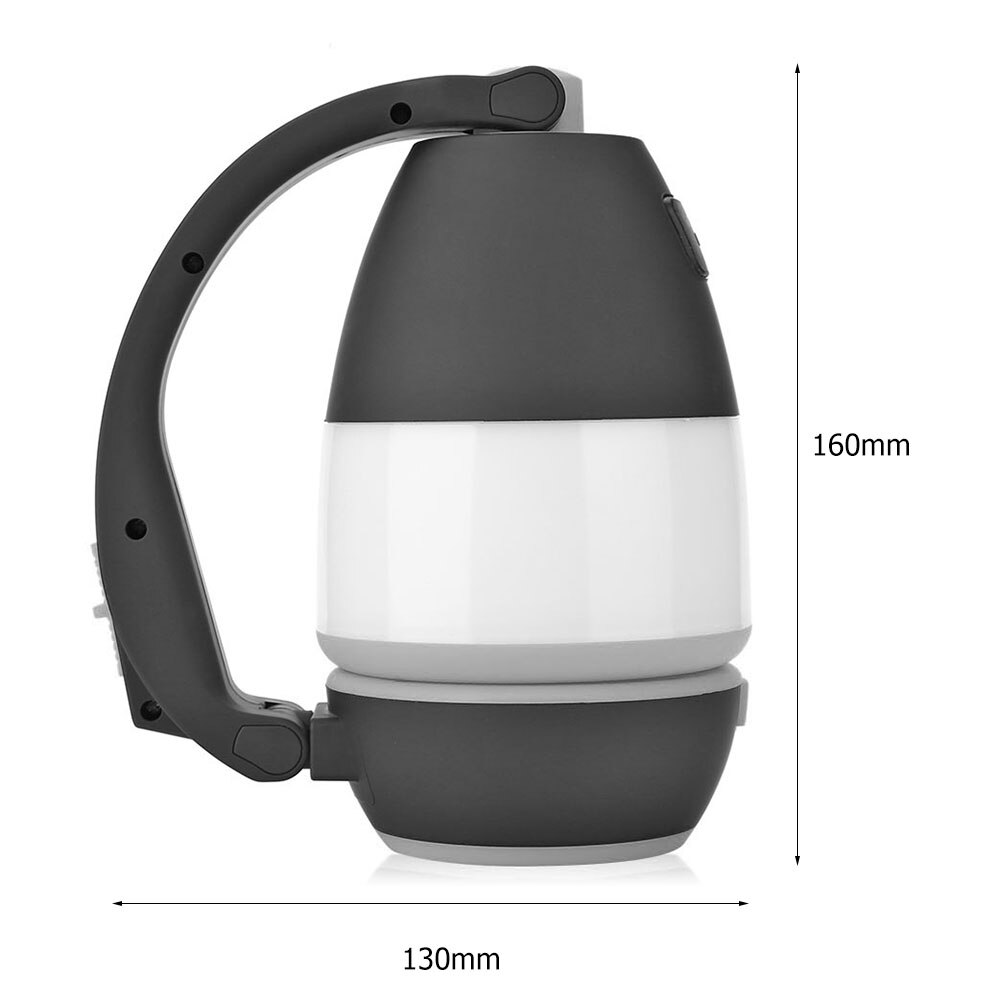 Emergency Light Portable LED Camping Lantern USB Rechargeable Flashlight Lantern for Hurricane Emergency, Hiking, Fishing