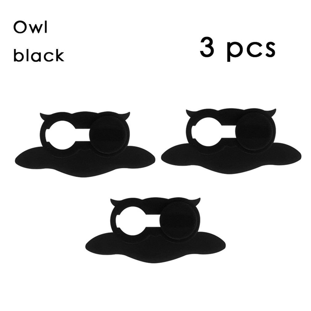 3 In 1 Uil Vorm Webcam Cover Sluiter Magneet Slider Plastic Camera Cover Voor Web Laptop Voor Pc Tablet Privacy