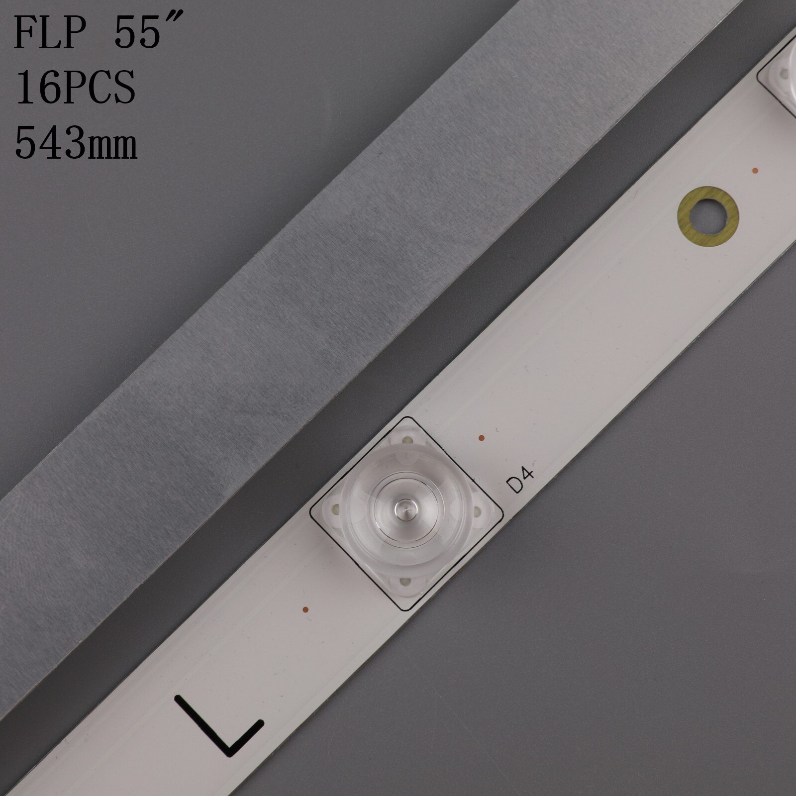 Bande de rétroéclairage LED pour Panasonic, 16 pièces, TX-55DX600E, TX-55DX650B, TX-55AX630B, TX-55AX630E, TX-55DX600B, 550TV01, 550TV02, V4