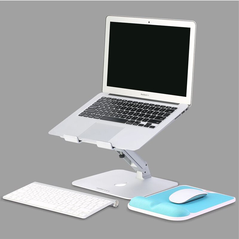 DL-JK10 height adjustable aluminum laptop desk stand monitor mount pad desk support Led bracket