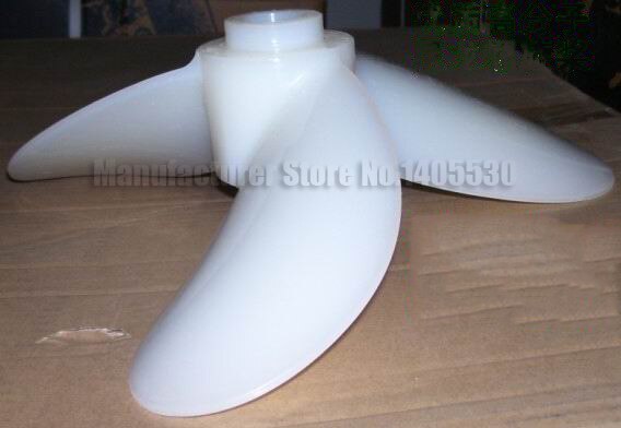 nylon propellers Parts for diesel engine propeller 4-6 hp outboard boat hook 340mm diameter