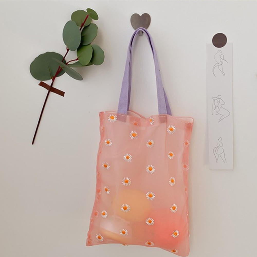 Neue Kleine Tasche Weiblichen Beutel Sommer Gebühr Stil Wilden Drei-dimensional Blume Stickerei lässig Schulter Tasche: Orange