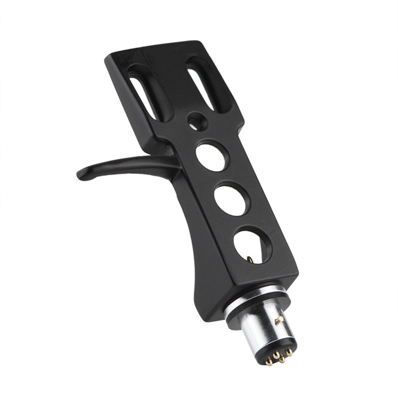 Cabezal giratorio negro para Technics, para otros tocadiscos, contactos de 4 pines, aptos para tocadiscos