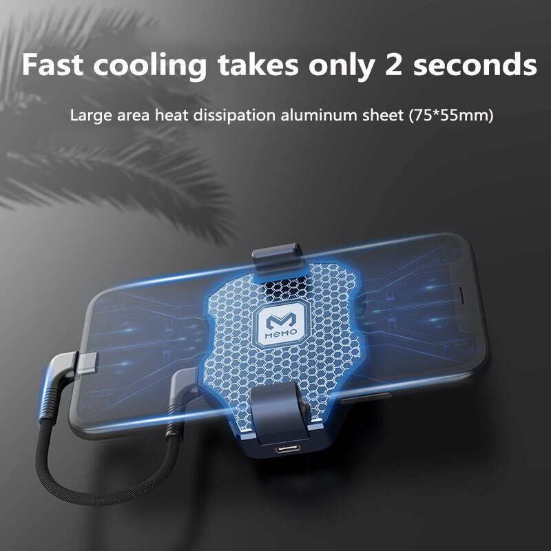 Universal Mobile Phone USB Game Cooler System Cooling Fan Gamepad Holder Stand Radiator For Iphone Xiaomi Huawei Samsung Phone