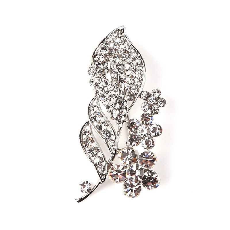 Bloem Crystal Pearl Broche Voor Vrouwen Broche Pin Boeket Strass Broches En Pinnen Sjaal Clip Sieraden: Style 7