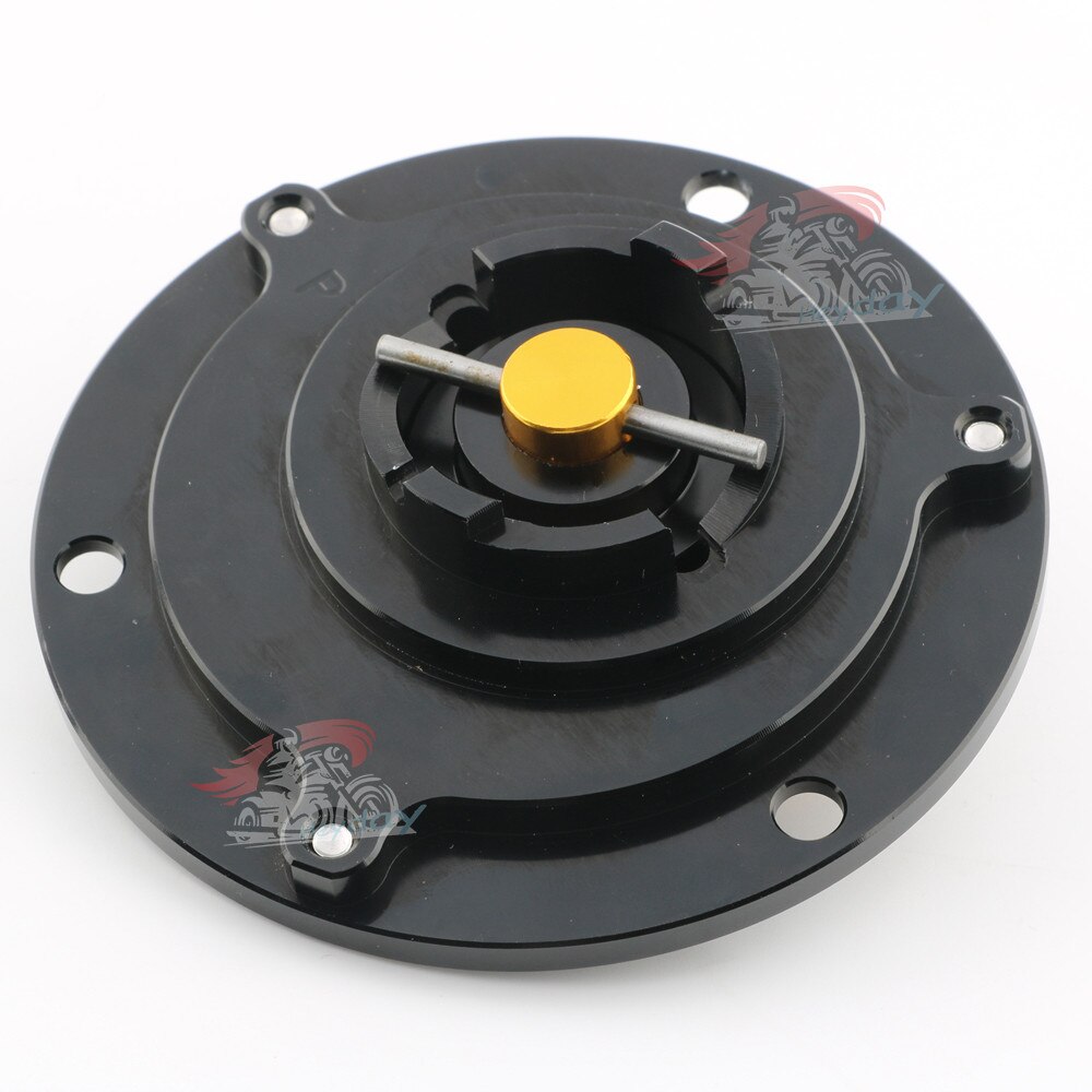 Billet CNC Keyless Gas Fuel Tank Cap Cover For Aprilia RS125/RS250 All Years / RSV1000 Mille 1998 - 2000